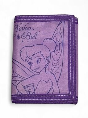 Y2K Disney Fairies - Tinker Bell Purple Velcro Wallet